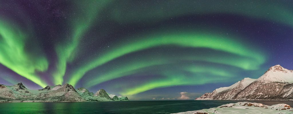 Aurora over the fjord. | The Dramatic Light – Blog